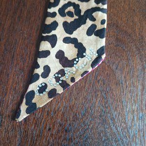 COACH Double Print 100% Silk Scarf